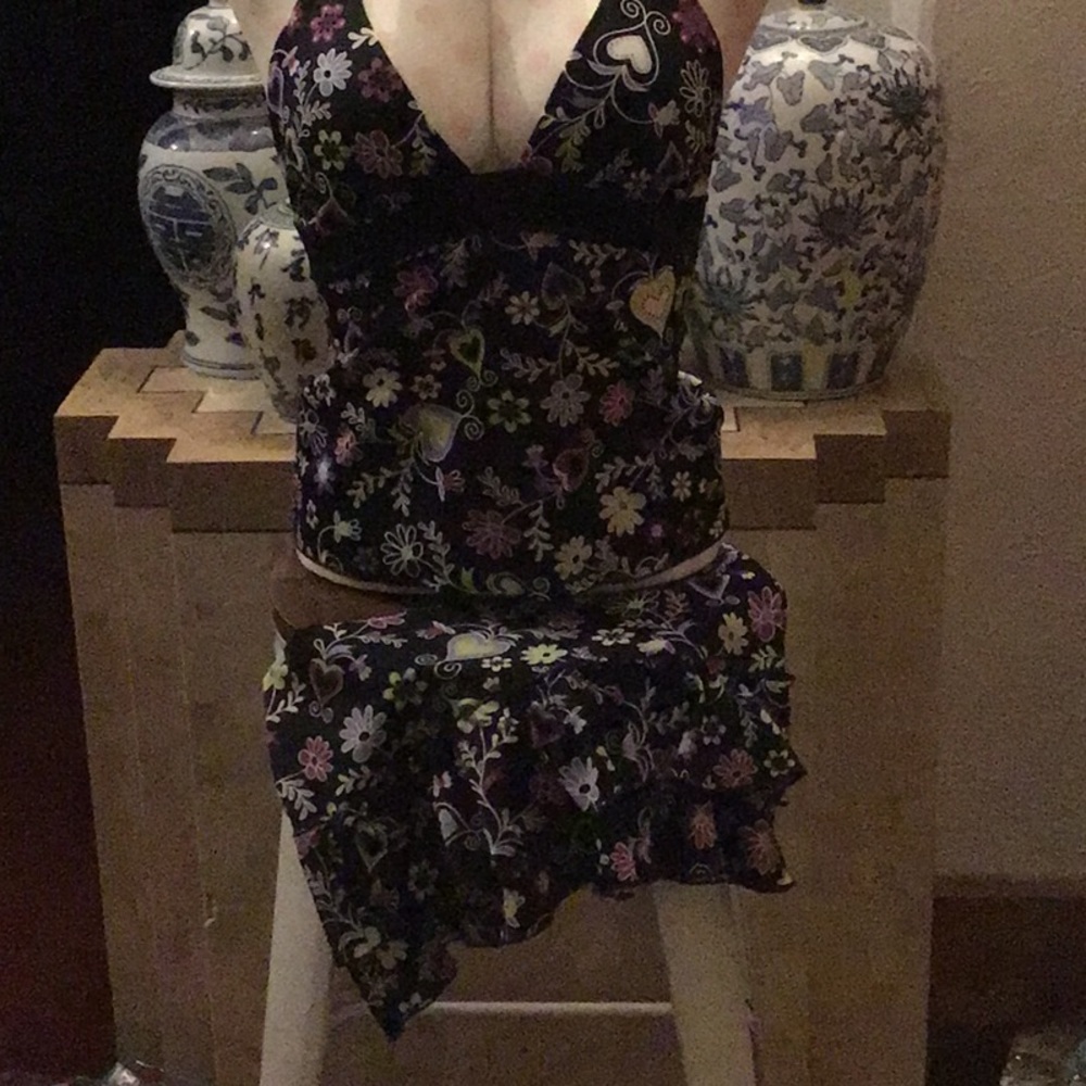 VICTORIA’S SECRET HALTER & SKIRT SWIM SET